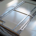 Sandwichplatten - Einlagen-Beispiel: Aluminium