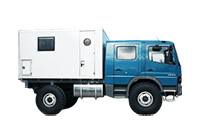 Wohnkabinen / Offroad-LKW - Leerkabine: Mercedes Atego 1222 Allrad