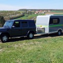 Offroad-Caravan / Produkt: Offroad-Wohnkabine auf Einachser-Fahrgestell