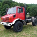 Wohnkabinen / Offroad-LKW - Hilfsrahmen: Basis Mercedes Unimog 1300 L