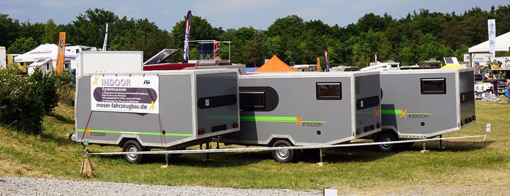 Offroad-Caravan X-Indoor / Produkt: Offroad-Wohnkabine auf Einachser-Fahrgestell / Leeranhänger