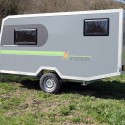 Offroad-Caravan X-Indoor / Produkt: Offroad-Wohnkabine auf Einachser-Fahrgestell / Leeranhänger