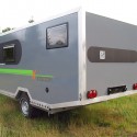 Offroad-Caravan X-Indoor / Produkt: Offroad-Wohnkabine auf Einachser-Fahrgestell / Leeranhänger