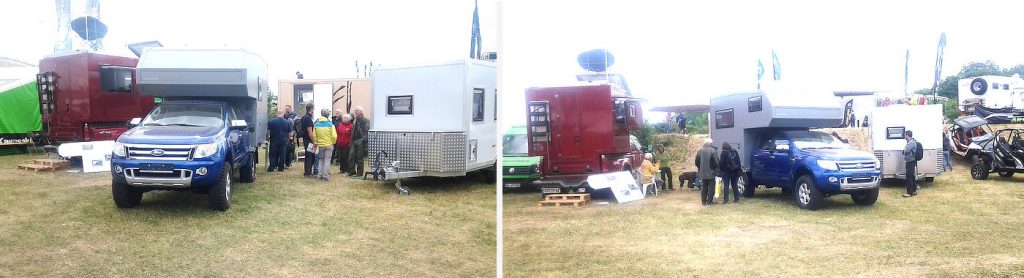 Messestand auf der "Abenteuer und Allrad 2014" in Bad Kissingen