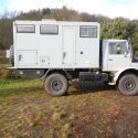 Wohnkabinen / Offroad-LKW - Hilfsrahmen: Basis Mercedes Unimog 1300 L