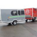 Offroad-Caravan X-Indoor / Produkt: Offroad-Wohnkabine auf Einachser-Fahrgestell / Gespann Mercedes Sprinter