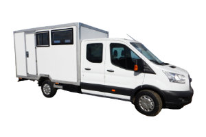 Wohnkabinen / Wohnmobile - Basis Ford Transit Doka mit Zwillingsbereifung