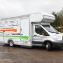 Wohnkabinen / Wohnmobile - Basis Ford Transit mit Zwillingsbereifung und Rollstuhllift - behindertengerecht