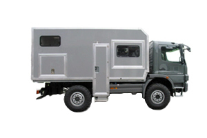 Wohnkabinen / Offroad-LKW – Wohnmobile: Basis Mercedes Atego