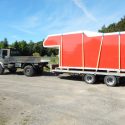 Wohnkabinen / Offroad-LKW - Leerkabine Mercedes Hauber 2220 mit Alkoven