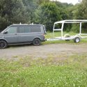 Offroad-Caravan X-Indoor / Produkt: Offroad-Wohnkabine auf Einachser-Fahrgestell / Modell Black für VW-Bus