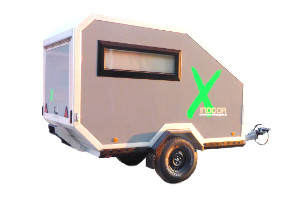 Offroad-Caravan X-Indoor / Produkt: Offroad-Wohnkabine auf Einachser-Fahrgestell / Modell Small