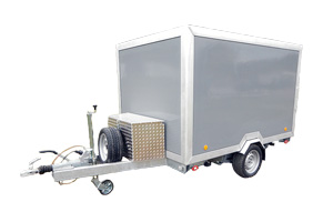 Offroad-Caravan X-Indoor / Produkt: Transport-Anhänger auf Einachser-Fahrgestell / Modell Cargo