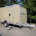 Offroad-Caravan X-Indoor / Produkt: Offroad-Wohnkabine auf Einachser-Fahrgestell / Modell Schweiz XL mit Zulassung für die Schweiz