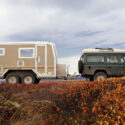 Moser Fahrzeugbau / Kunden - Urlaubsreise mit einem Offroad-Tandem-Wohnanhänger nach Island mit Eis und Schnee