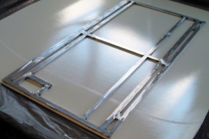 Sandwichplatten - Einlagen-Beispiel: Aluminium